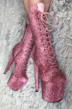 Hella Heels Candy Cobra Boots - 8inch