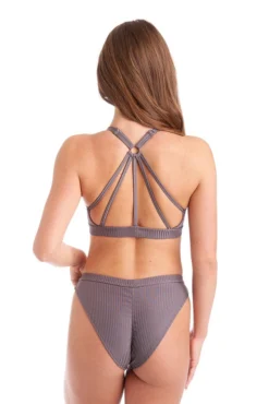 Bandurska Cara Bottoms - Ribbed Grey All Pole Wear