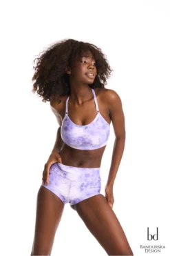 Bandurska Chantal Bottoms - Lavender Tie Die