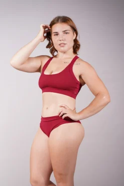 All Pole Wear Off The Pole Classic Sports Bra - Wine