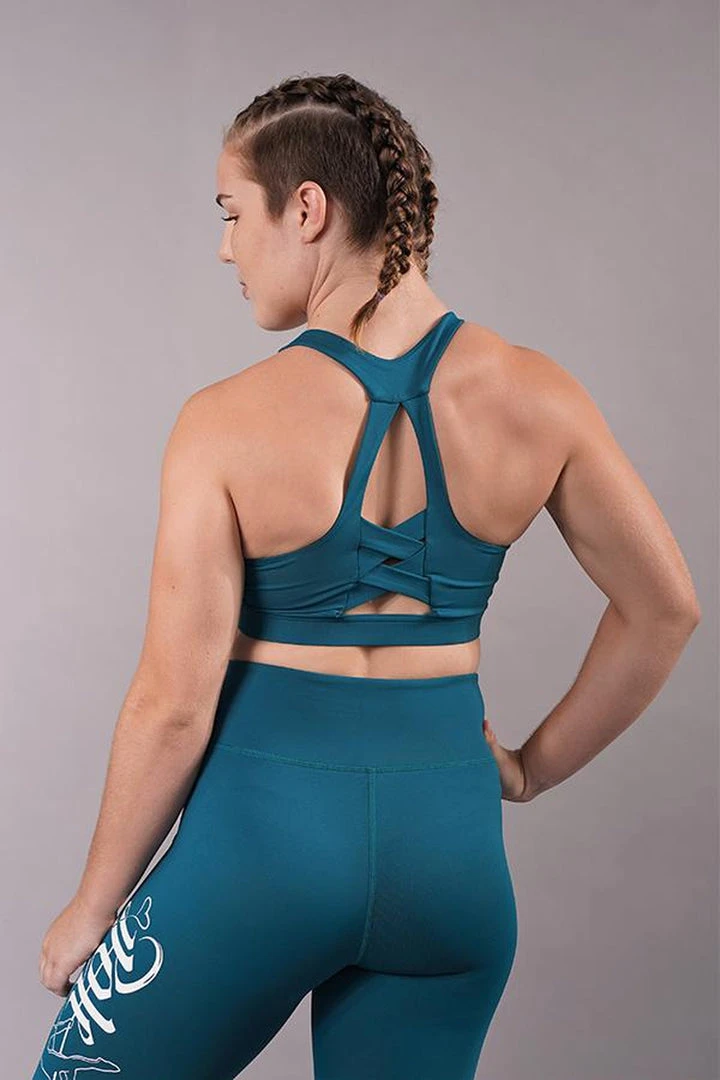 Off The Pole Classic Sports Bra - Deep Sea All Pole Wear