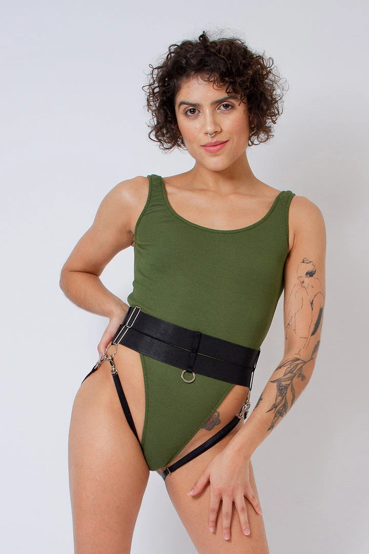 Rolling Lara Bottom Harness - Black Accessories