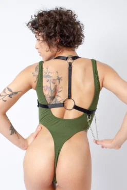 Rolling Jane Bodysuit - Military Green