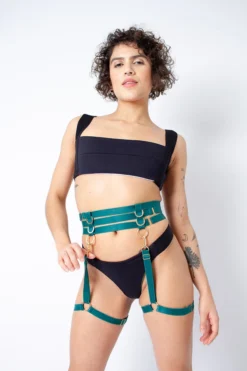 Rolling Halo Harness - Dark Green