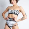 Rolling Alpha Balconette Top - Zebra