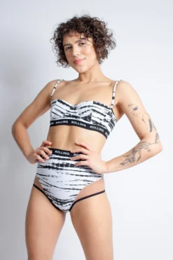 Rolling Alpha High Waisted Hot Pants - Zebra