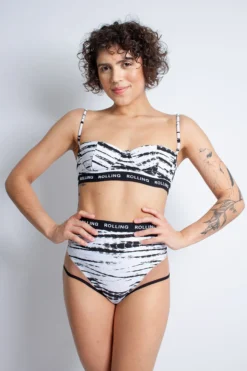 Rolling Alpha High Waisted Hot Pants - Zebra