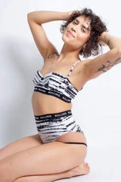 Rolling Alpha High Waisted Hot Pants - Zebra