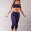 Off The Pole Cropped Lifestyle Leggings - Navy