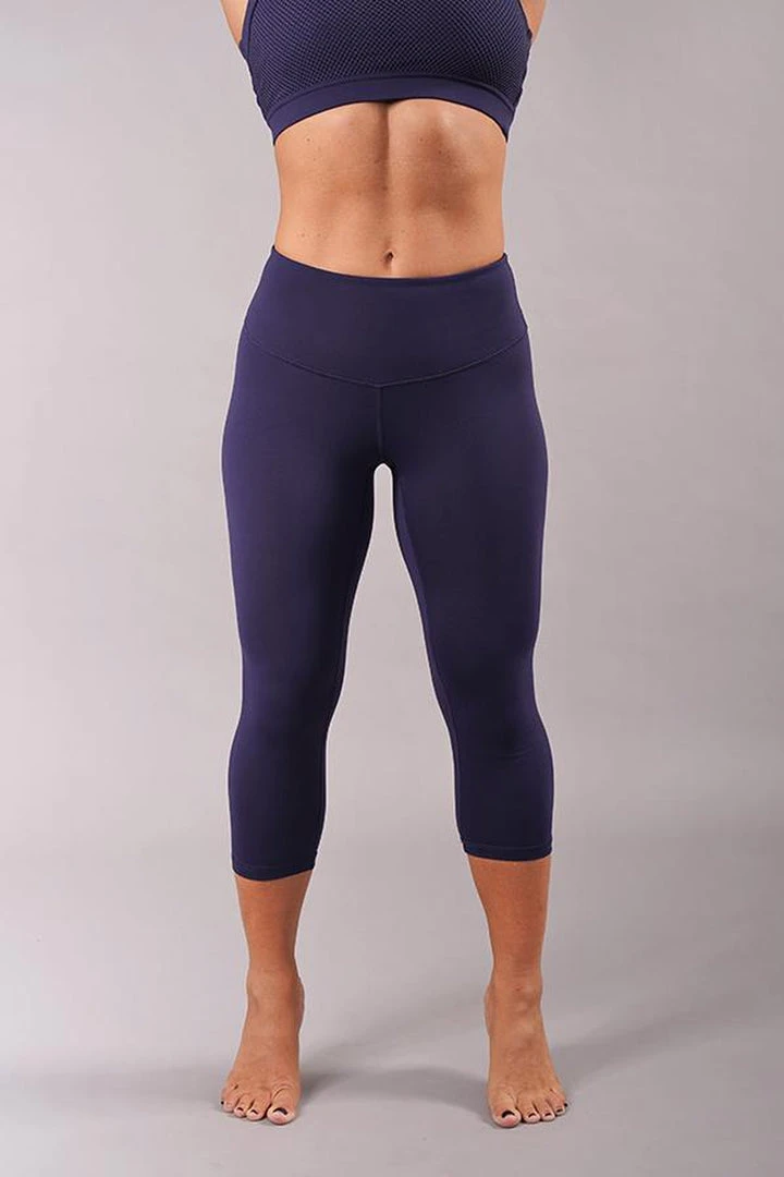 Off The Pole Cropped Lifestyle Leggings - Navy