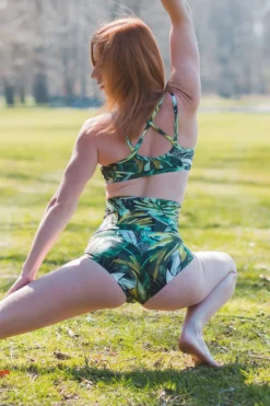 Dragonfly Nicole Top - Fresh Leaf Print