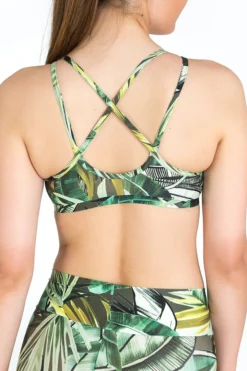 Dragonfly Nicole Top - Fresh Leaf Print