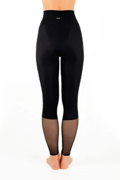 Dragonfly Barbara Leggings - Black Mesh All Pole Wear