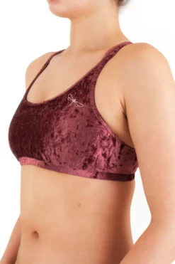 All Pole Wear Dragonfly Nicole Top - Velvet Amaranth