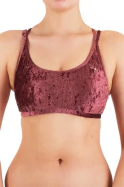 All Pole Wear Dragonfly Nicole Top - Velvet Amaranth