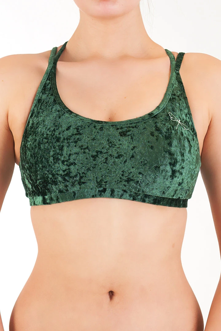Dragonfly Nicole Top - Velvet Emerald Tops