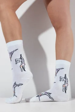 RAD Pole Move Socks - White Accessories