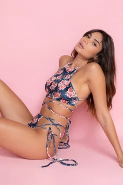 RAD Tie Me Up Shorts - Velvet Peony