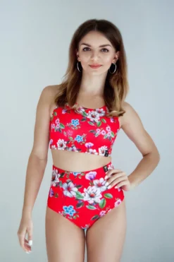 All Pole Wear Pole Addict Openback Top - Just Blossom