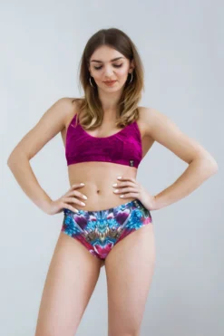 All Pole Wear Pole Addict Spicy Velvet Top - Purple