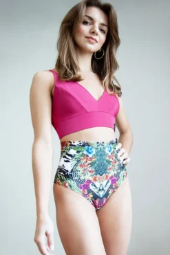 All Pole Wear Pole Addict High Waisted Shorts - Jungle