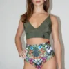 All Pole Wear Pole Addict Lena Top - Army Green
