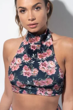 All Pole Wear RAD Eve Top - Velvet Peony