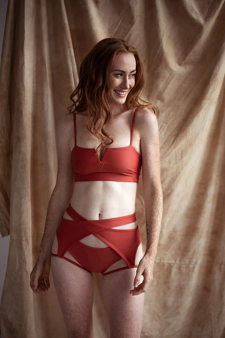 All Pole Wear Sway Monique Top - Rusty Jasper