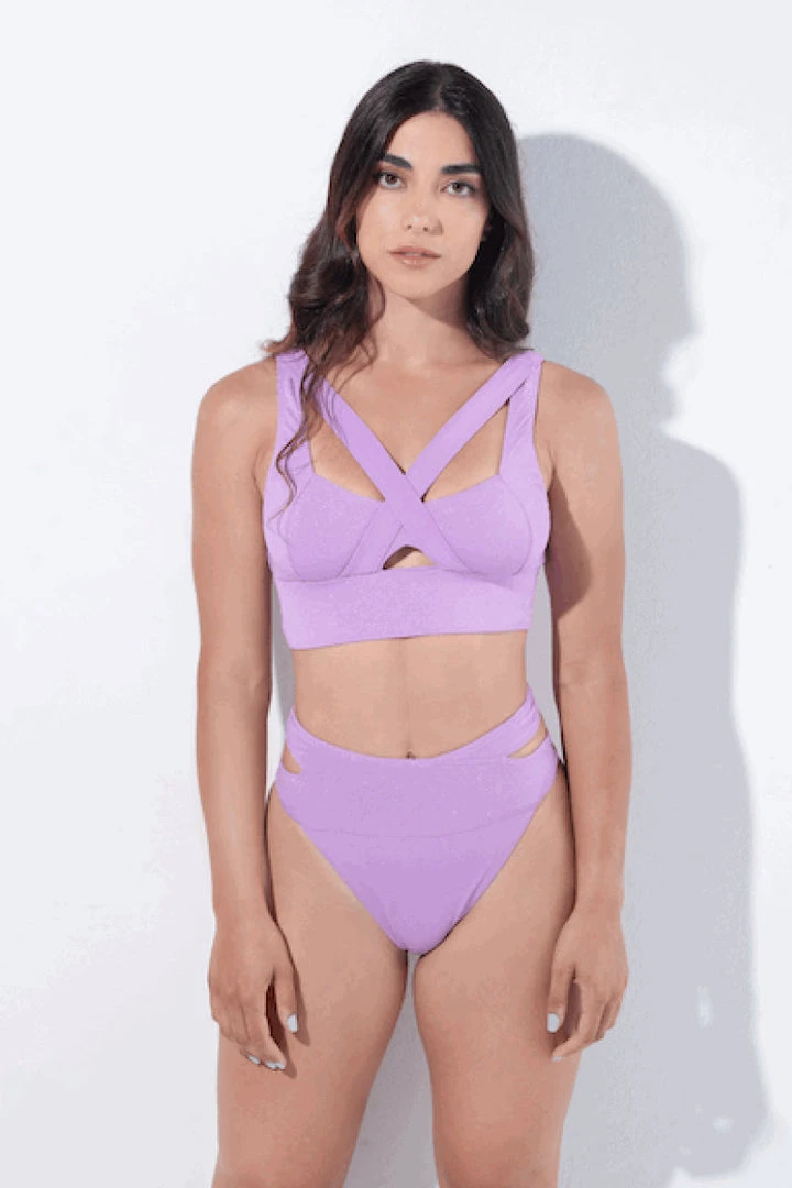 New In RAD Glitter XX Top - Lilac