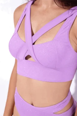 New In RAD Glitter XX Top - Lilac