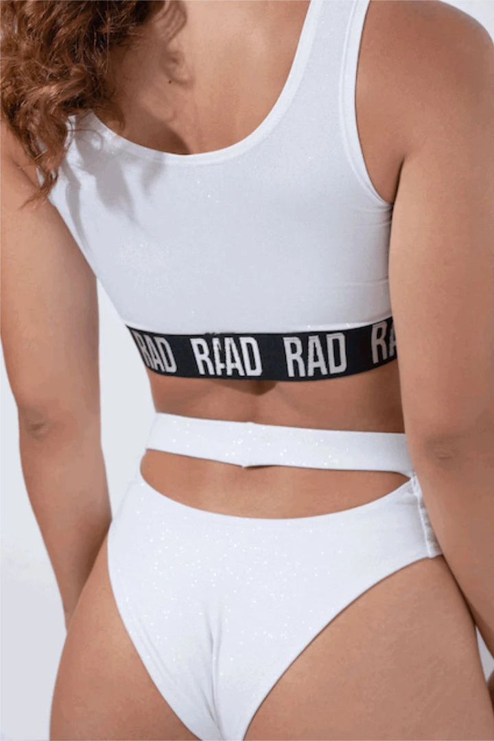 RAD Bahari Shorts - White Glitter New In