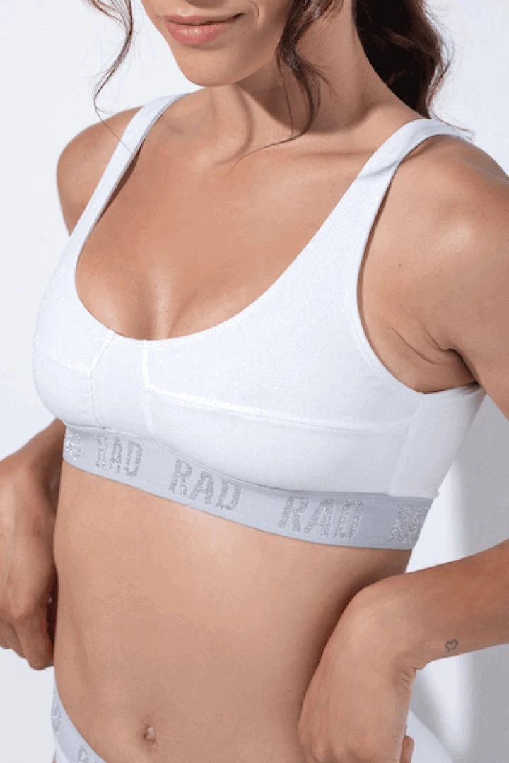 RAD Atlantida Top - White Glitter New In