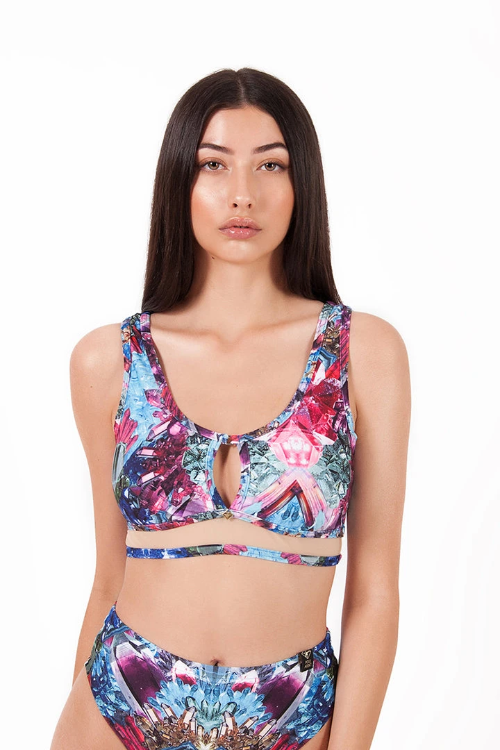 All Pole Wear Pole Addict Land Top - Crystallised