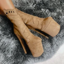 Hella Heels Ride'em 8inch Boots - Desert