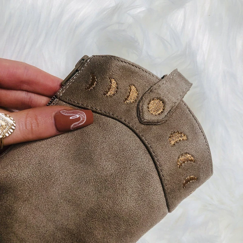 Hella Heels Ride 'em 8inch Boots - Dusky Shoes