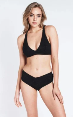 Lunalae Luminous Top - Black Sparkle