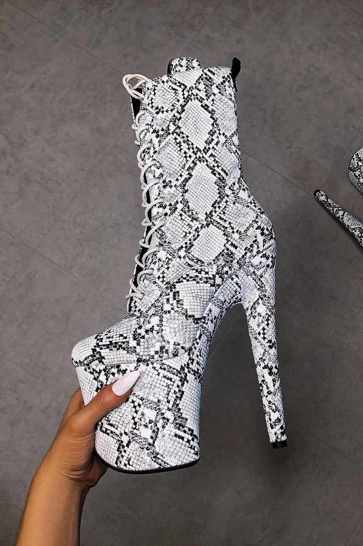 Hella Heels Mamba Boots - 8inch Shoes