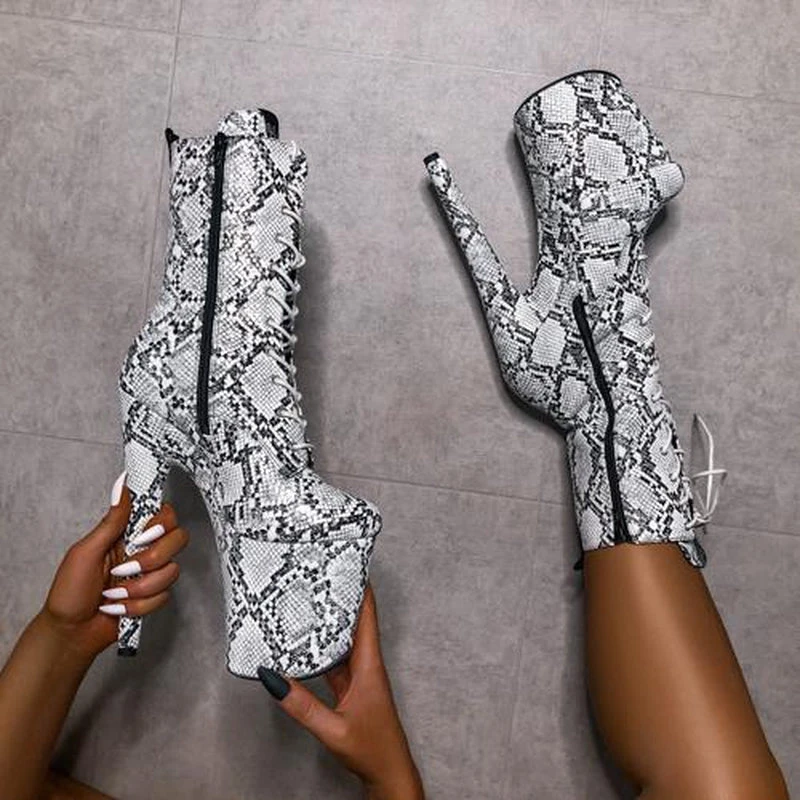 Hella Heels Mamba Boots - 8inch Shoes