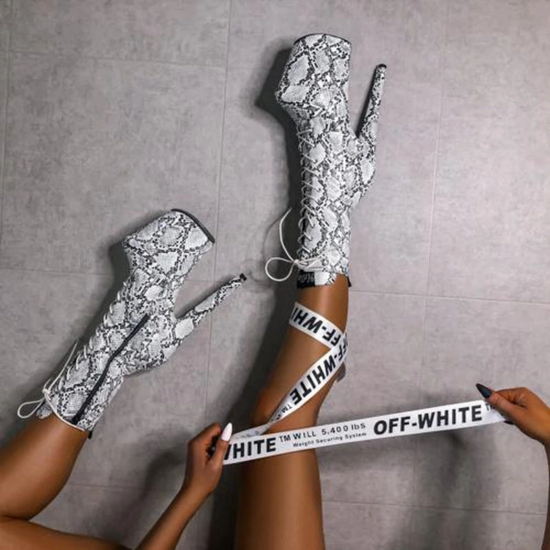 Hella Heels Mamba Boots - 8inch Shoes