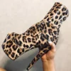 Hella Heels EmpireKicks Corset 7inch Boots - Leopard