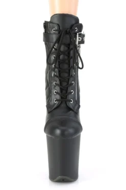 Pleaser USA Flamingo-800 8inch Pleaser Boots - Matte Black Shoes