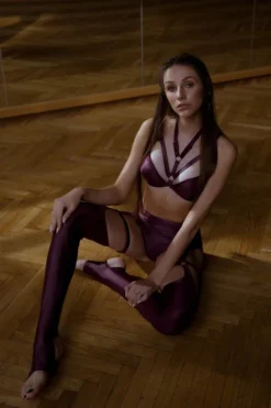 Bandurska Fayette Leggings - Mulberry