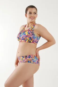 All Pole Wear Pole Addict Openback Top - Floral Firework