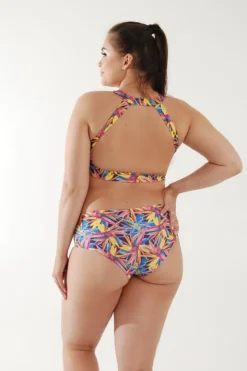 All Pole Wear Pole Addict Openback Top - Floral Firework