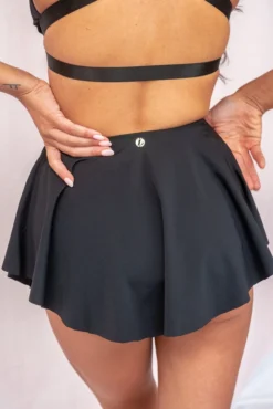 Lunalae Free Flow High Waist Shorts - Black