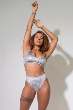 Sorte Glare Shorts - Silver All Pole Wear