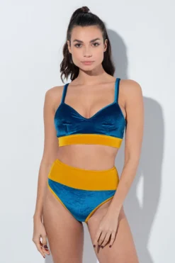 RAD Lapis Lazuli Shorts - Velvet Blue/Gold All Pole Wear