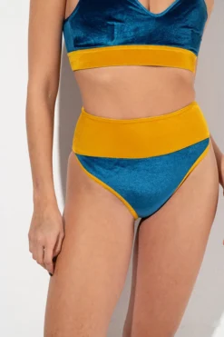 RAD Lapis Lazuli Shorts - Velvet Blue/Gold All Pole Wear