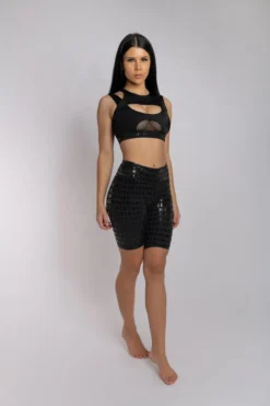 Back In Stock Creatures Of XIX Gecko Grip Biker Shorts - Black