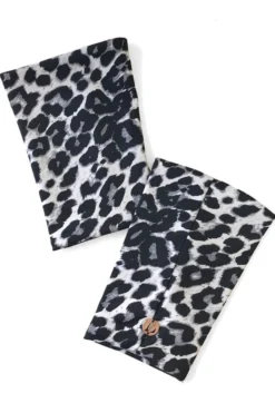 Lunalae Shoe Covers - Grey Leopard